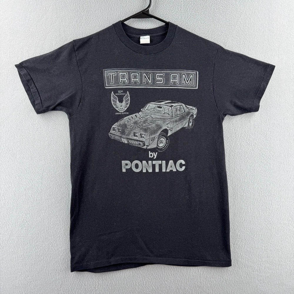 Vintage 70s Trans Am Pontiac Shirt Mens Large (Fits Modern Small) 1977 Car USA